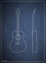 Blueprint six-acoustic guitar