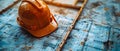 Blueprints and Hardhat: Crafting the Future. Concept Architecture, Construction, Future, Design,