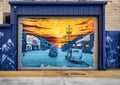 Blues Alley project mural by Ryan Stalsby and Marpohl in Deep Ellum, Texas.