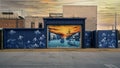 Blues Alley project mural by Ryan Stalsby and Marpohl in Deep Ellum, Texas.