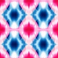 Vibrant Shibori-inspired Geometric Patterns With Eastern Motifs