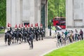 The Blues and Royals, Royal Horse Guards and 1st Dragoons, is a cavalry regiment of the British Army, part of the Royalty Free Stock Photo