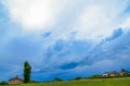 Bluesky landscape Royalty Free Stock Photo