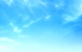 BlueSky with White Clouds Background with White Clouds Royalty Free Stock Photo
