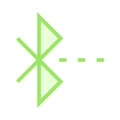 Bluetooth color line icon