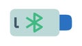 Bluetooth Device with Battery Indicator, vector design Generative AI Royalty Free Stock Photo