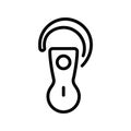 Bluetooth earphone icon
