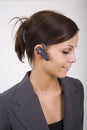 Bluetooth headset Royalty Free Stock Photo