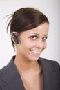 Bluetooth headset Royalty Free Stock Photo