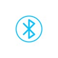 Bluetooth icon flat Royalty Free Stock Photo