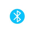 Bluetooth icon flat