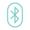 Bluetooth icon illustration design