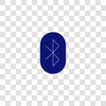 bluetooth icon sign and symbol. bluetooth color icon for website design and mobile app development. Simple Element from essential Royalty Free Stock Photo