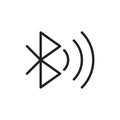 Bluetooth icon Vector illustration, EPS10.