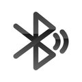 Bluetooth or Offline sharing Line Style vector icon which can easily modify or edit