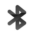 Bluetooth or Offline sharing Line Style vector icon which can easily modify or edit