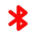 Bluetooth or Offline sharing Line Style vector icon which can easily modify or edit