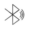 Bluetooth or Offline sharing Line Style vector icon which can easily modify or edit