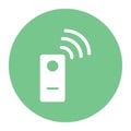 Bluetooth remote Isolated Vector icon which can easily modify or edit