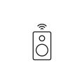 Bluetooth speaker line icon vector design Royalty Free Stock Photo