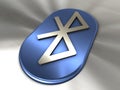 Bluetooth symbol Royalty Free Stock Photo