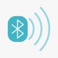 Bluetooth Vector Icon Royalty Free Stock Photo