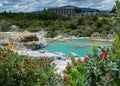 Bluey Volcanic Pool at Te Puia geothermal park, Rotorua, New Zealand