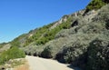 Bluff on Salt Creek Beach in Dana Point, California. Royalty Free Stock Photo