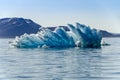 Bluish and artistic iceberg Royalty Free Stock Photo