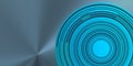 Bluish concentric circles over blue bakground Royalty Free Stock Photo
