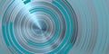 Bluish concentric circles over blue beam bright Royalty Free Stock Photo
