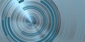Bluish CONCENTRIC CIRCLES OVER BLUE BRIGHT Royalty Free Stock Photo