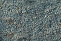 Bluish grey crushed stone from above