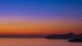 Bluish sunset, Mallorca, Balearic, Spain Royalty Free Stock Photo