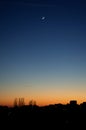 Bluish sunset Royalty Free Stock Photo