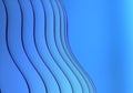 Bluish waves over bluish background Royalty Free Stock Photo