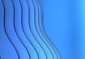 Bluish waves over bluish background