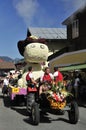 Blumencorso in Kirchberg in Tirol Royalty Free Stock Photo