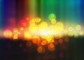 Colorful Bokeh Background, Multicolor Blurred Wallpaper, rainbow style, vector illustration