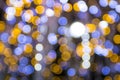 Blur - abstract bokeh circle string lights