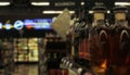 Blur Background Inside Beer, Liquor and Wine Store