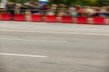 Blur background of tribune on race track Royalty Free Stock Photo