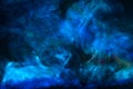 Blur blue smoke abstract texture background Royalty Free Stock Photo