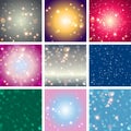 Blur bokeh Abstract bright color background Royalty Free Stock Photo