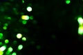 Green blur hexagone bokeh background Royalty Free Stock Photo