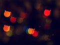 Blur bokeh blot, pig , bokeh light, bokeh background Royalty Free Stock Photo