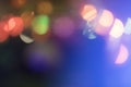 Blur bokeh, bokeh light, bokeh background. Christmaslight