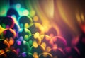 Blur bubbles bokeh light flare color circles rays Royalty Free Stock Photo