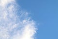 blur cloud on blue sky