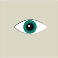 Blur eye illustration vision abstract imaged wallpaper background Print Royalty Free Stock Photo